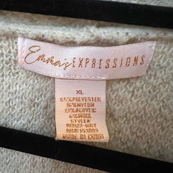 Expressions Soft Colorblock Cardigan - Picture 2 of 3